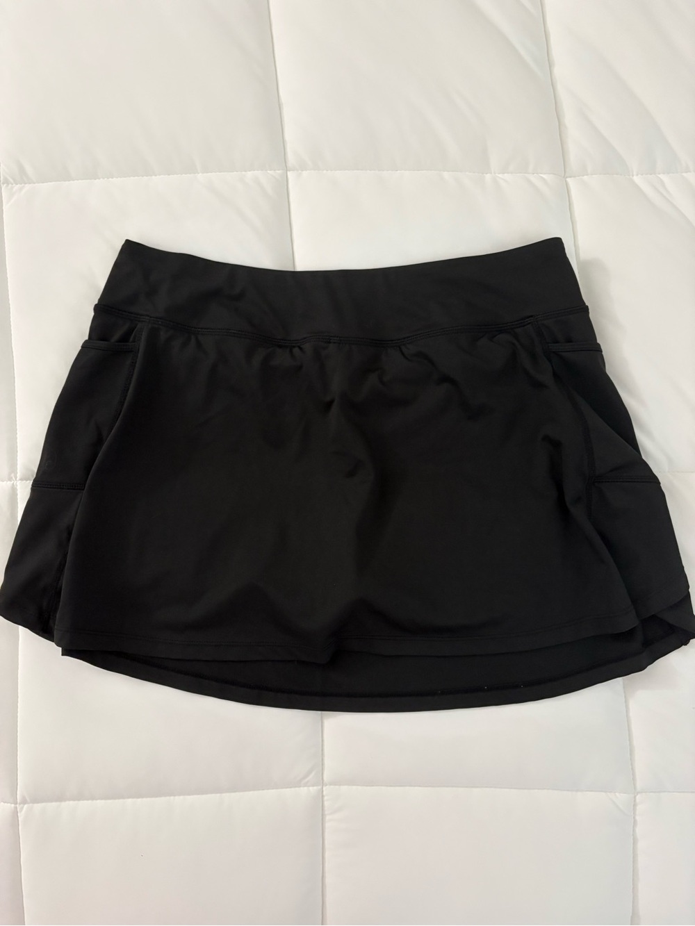 Kyodan Black Athletic/Tennis Skort with Built-In Shorts (Size: M)